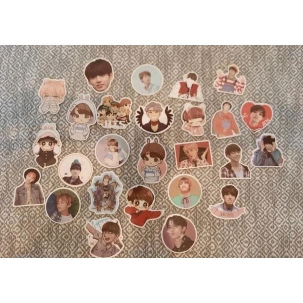 BTS Stickers Bts vinyl stickers korean singer boy band 75 stickers decals New - Picture 4 of 5
